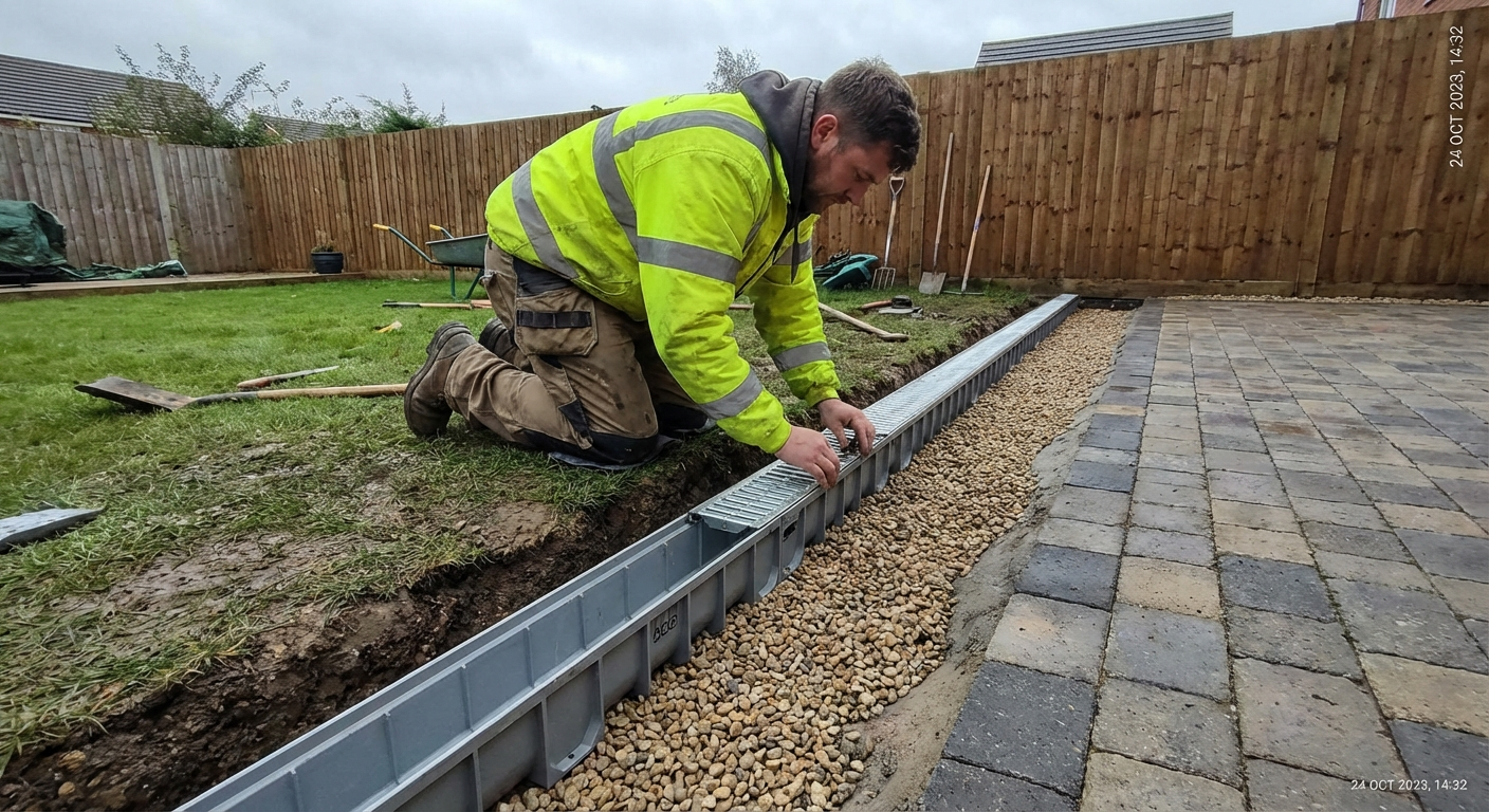 Garden drainage solutions in Hampshire