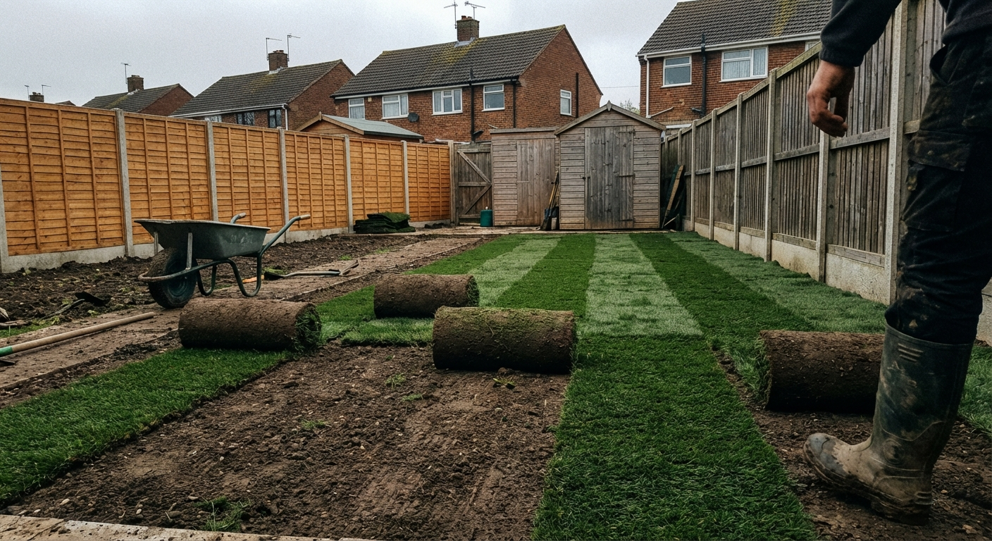 Professional turfing and lawn installation in Hampshire